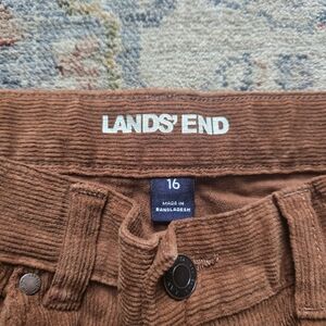 Lands' End Brown Corduroy Pants